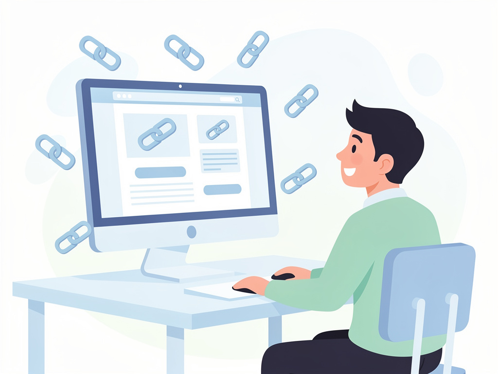 Introdução ao conceito de link building para iniciantes, transmitindo acessibilidade e simplicidade do processo.