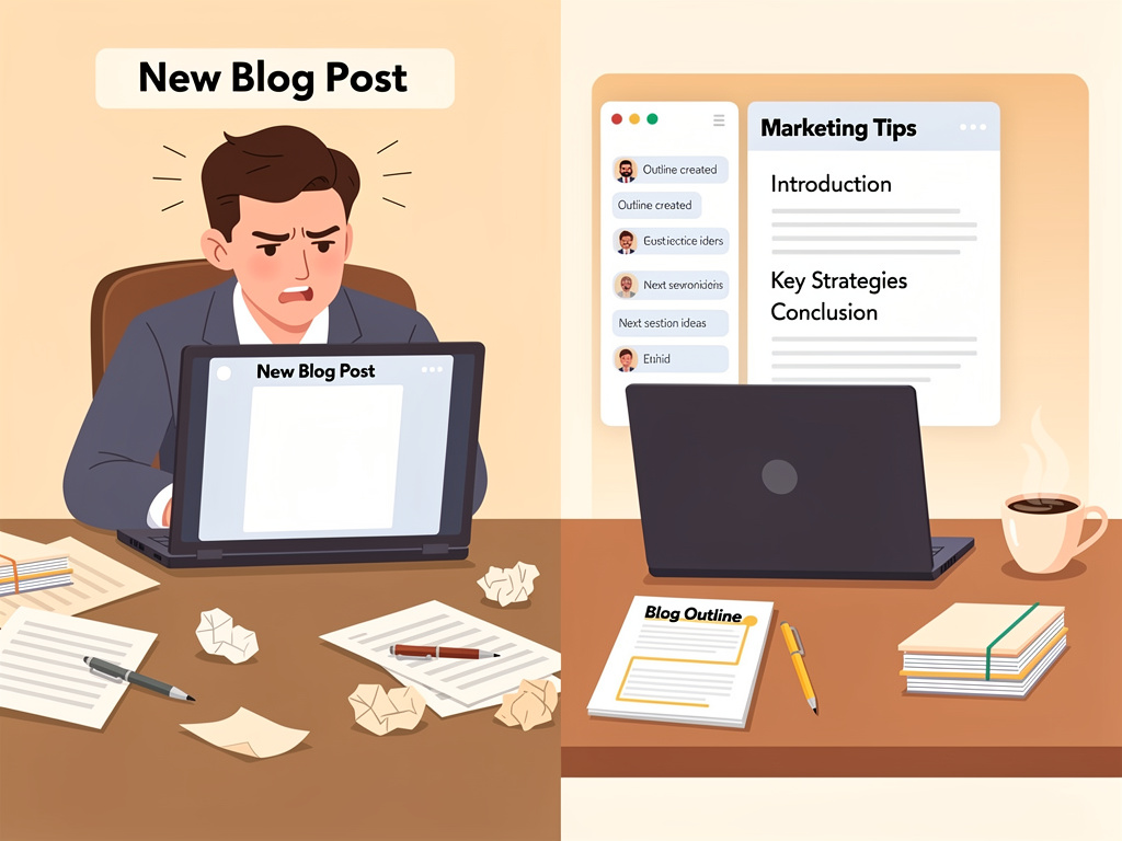 Introdução ao conceito de usar IA como ferramenta auxiliar na criação de conteúdo para blog, não como substituta do pensamento humano.