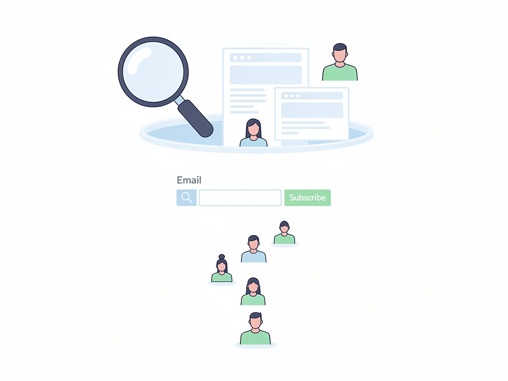 Explicação do topo e meio do funil, com foco em atração e engajamento de leitores