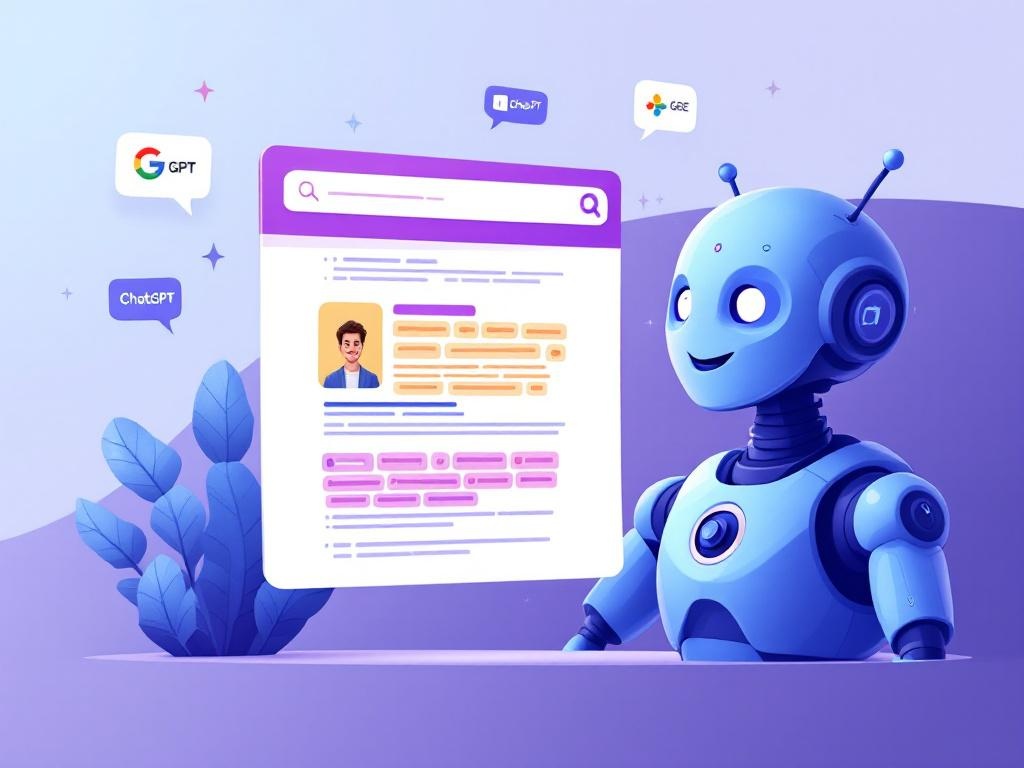 Seção sobre SEO para IA e como aparecer nas respostas geradas por inteligência artificial
