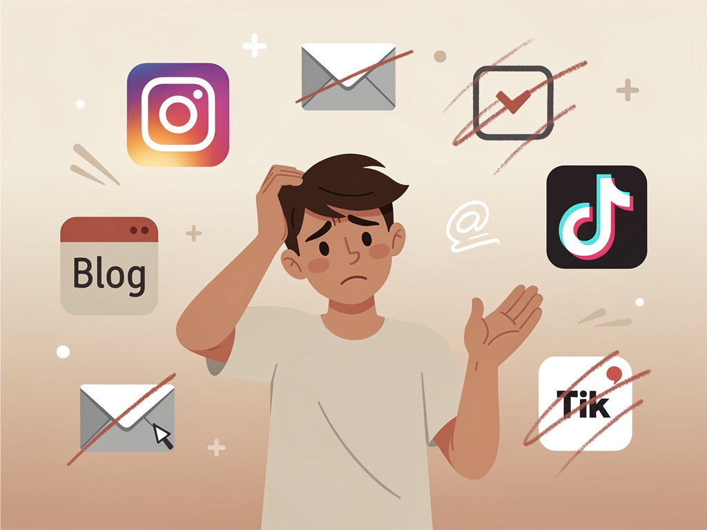 Seção sobre erros comuns de iniciantes — o artigo aborda comportamentos que levam ao fracasso no início da jornada de marketing digital