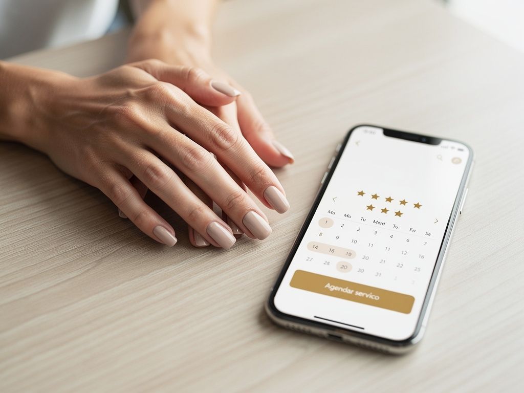 Imagem após a seção de preços, antes da seção sobre o que checar antes de agendar. Reforça o aspecto de avaliação e escolha consciente. manicure a domicílio