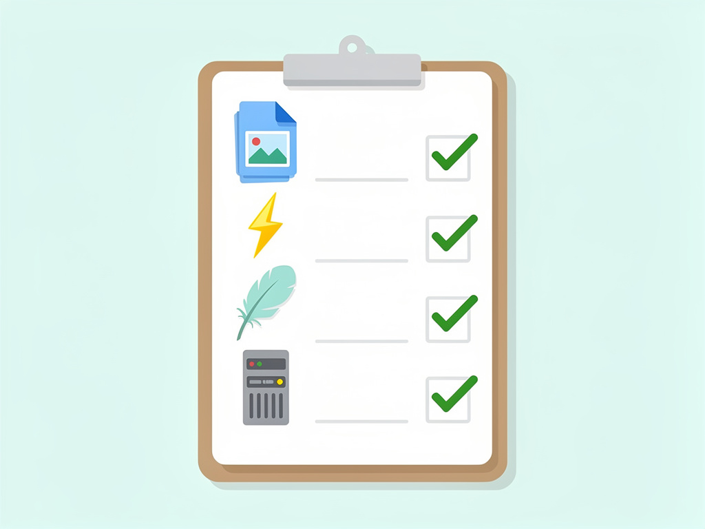 Checklist prático de otimizações que iniciantes podem fazer sem conhecimento de programação