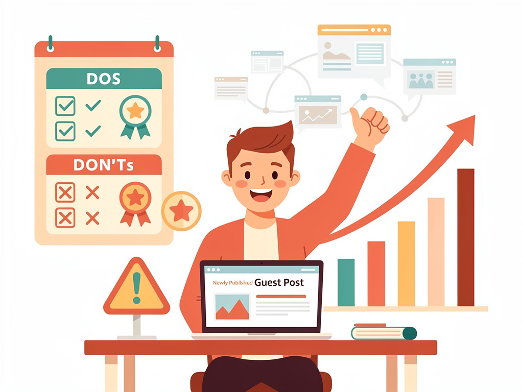 Seção sobre como usar o guest post para crescer e os erros comuns que iniciantes cometem